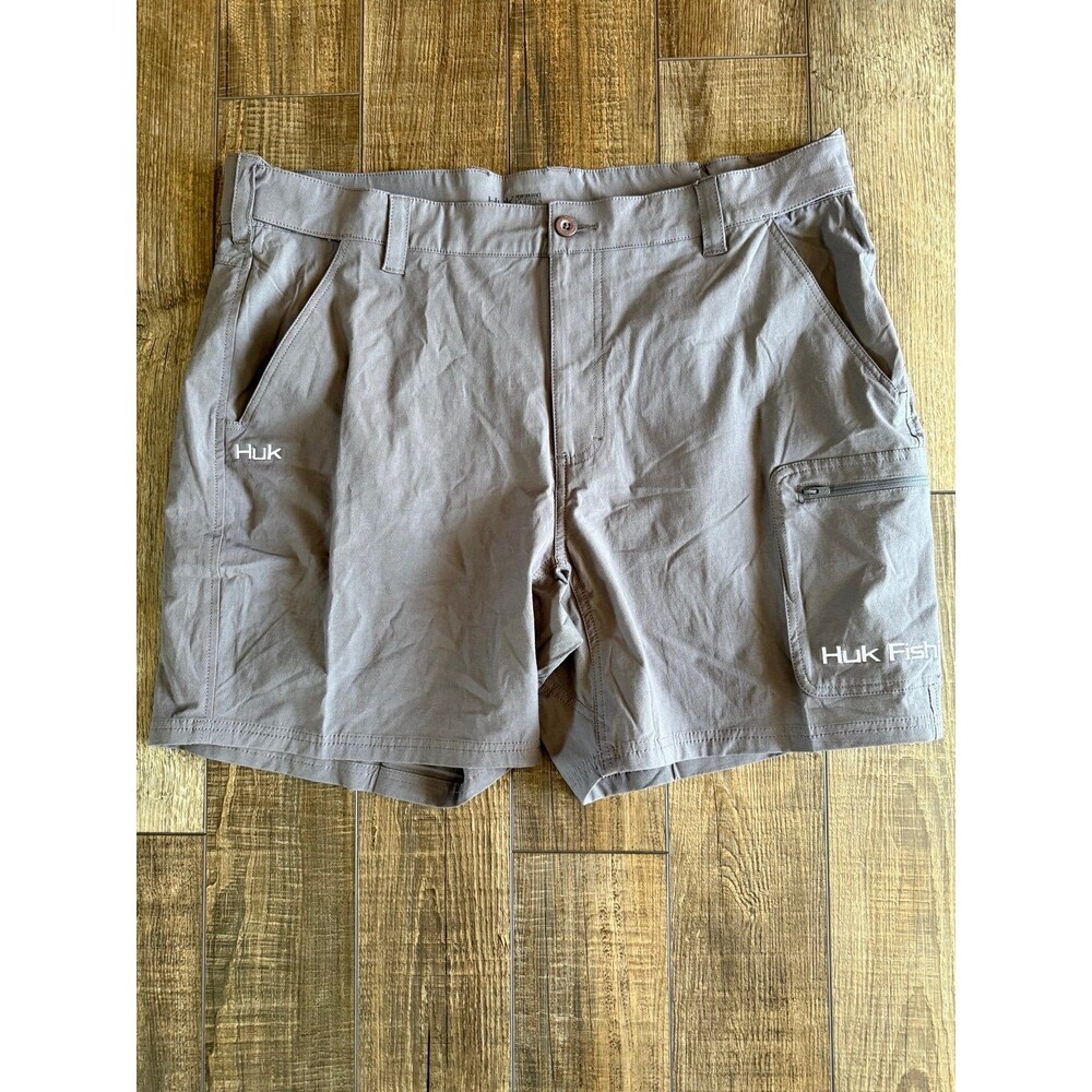 Men’s Huk Next Level 7” Shorts Sz. XXL Grey